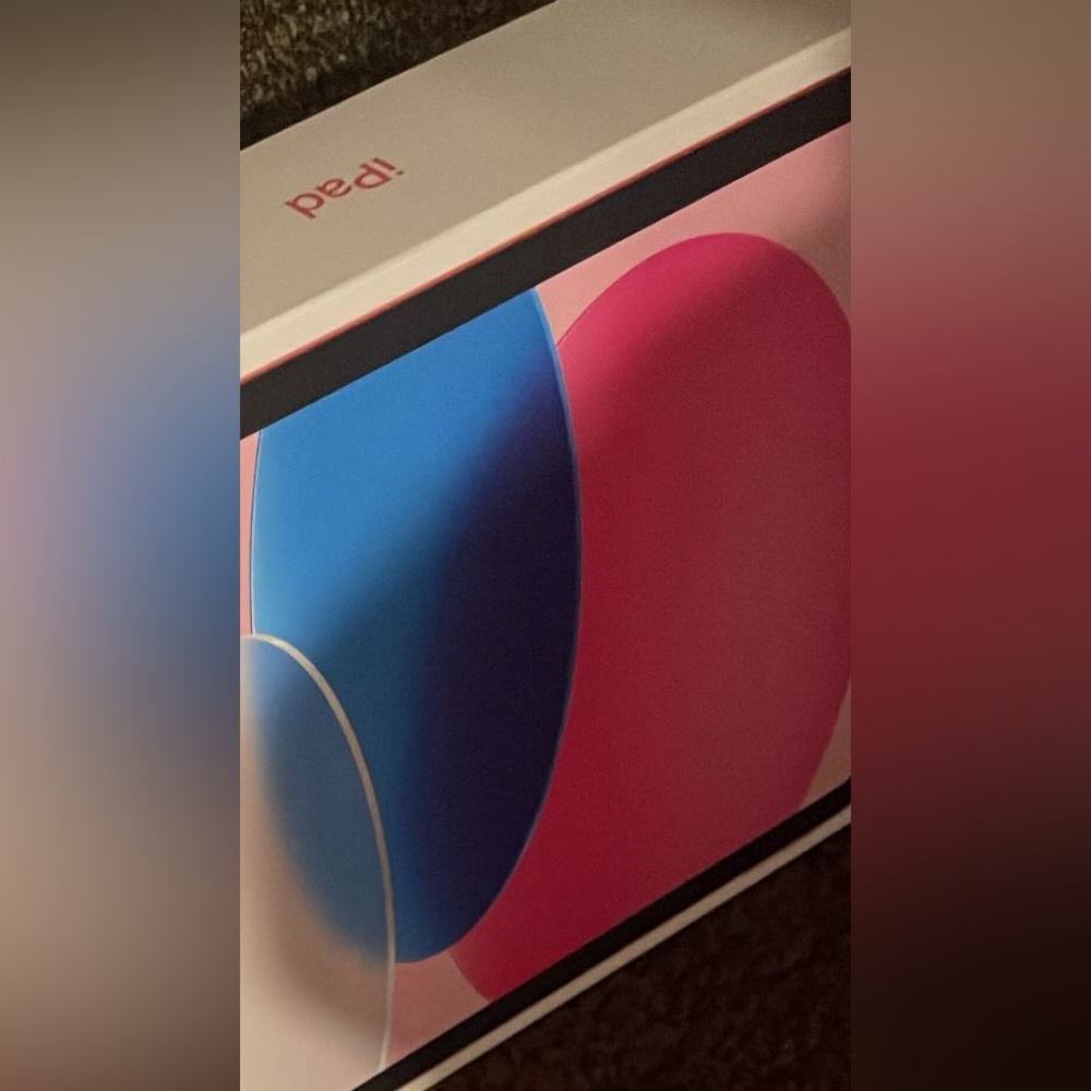 BOX ONLY - PINK Apple 64GB IPAD 10th Generation (WiFi)